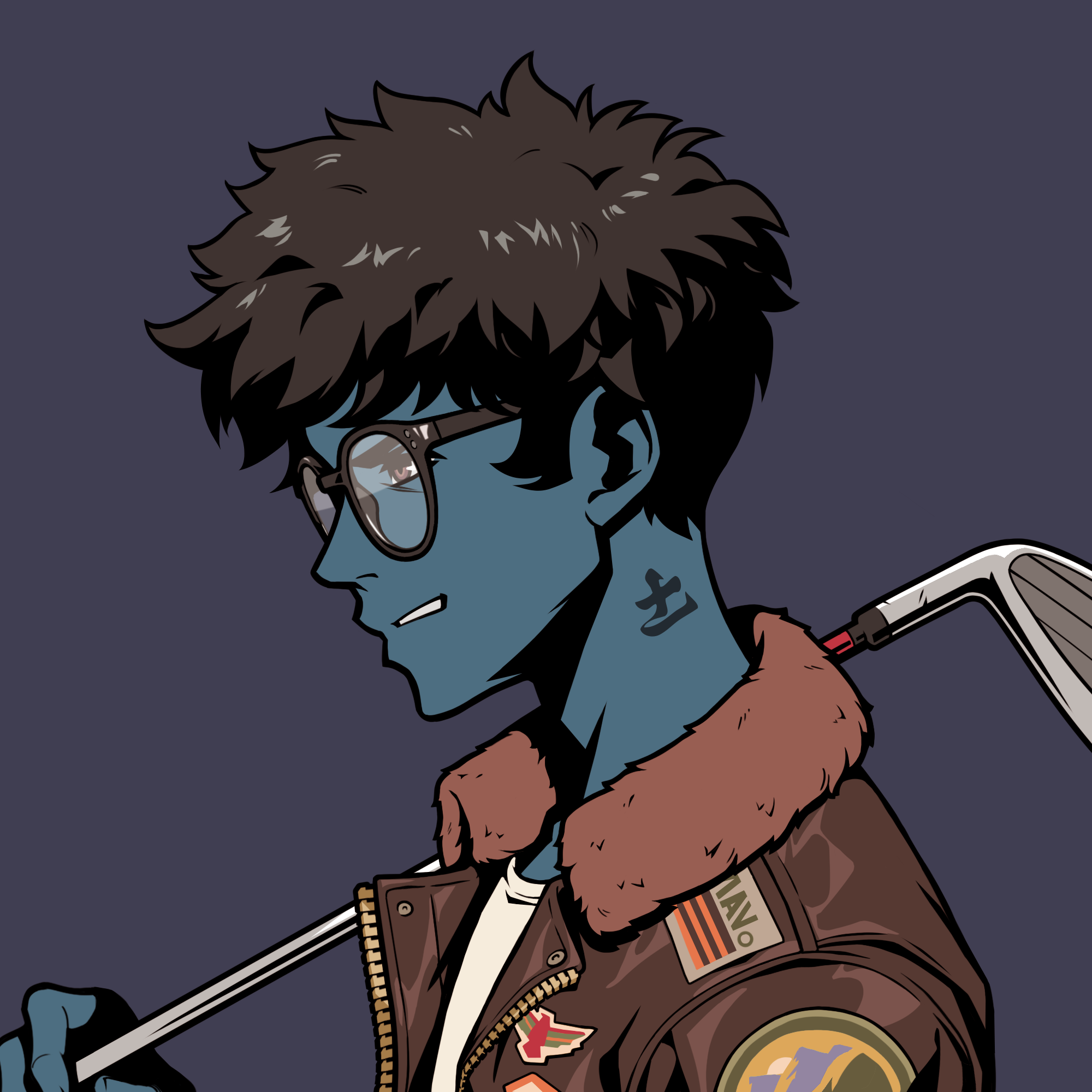 azukisページ Blue Rectangle Glasses #4424826 | Zenni Optical